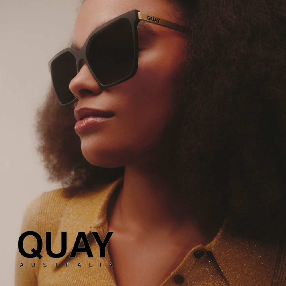 QUAY AUSTRALIA 🖤 Level Up Remixed- Matte Black/Smoke Polarized - Picture 7 of 10